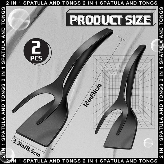 Flip & Grip Magic Spatula – 2-in-1 Non-Stick Turner for Perfect Eggs, Pancakes, Fish & More!
