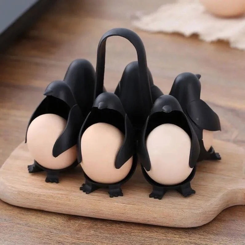 ๐ง Cute Penguin Egg Cooker โ Multi-Function Egg Boiling & Storage Tool for Fun Kitchen Use