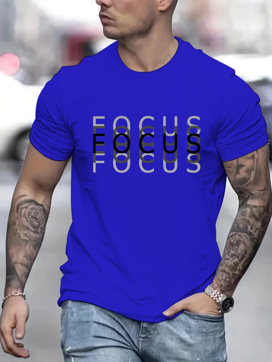 Stand out with this edgy “FOCUS” blur design! Made from 100% soft cotton for all-day comfort.