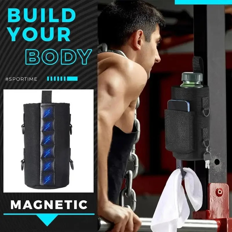 π§² Magnetic Bottle & Gear Bag β Stick, Store & Go! Perfect for Gym, Travel & Outdoor Use