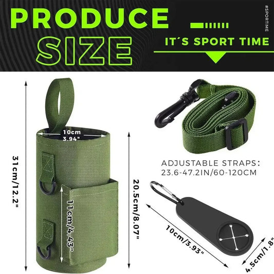 🧲 Magnetic Bottle & Gear Bag – Stick, Store & Go! Perfect for Gym, Travel & Outdoor Use
