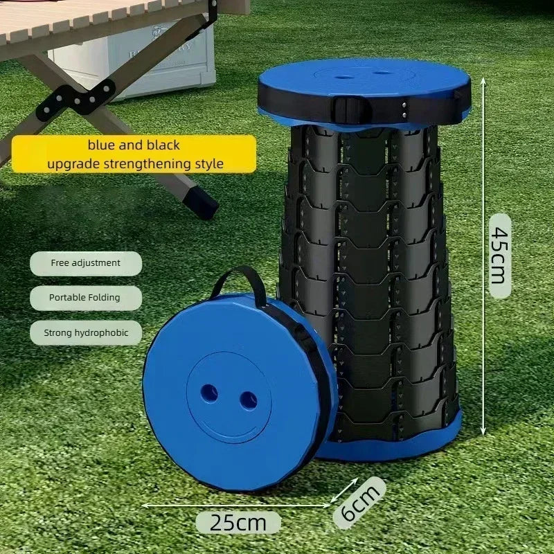 πͺ Sit Anywhere, Anytime! Compact Folding Telescopic Chair for Outdoor Adventures | Adjustable, Lightweight & Travel-Friendly