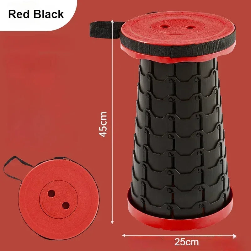 🪑 Sit Anywhere, Anytime! Compact Folding Telescopic Chair for Outdoor Adventures | Adjustable, Lightweight & Travel-Friendly