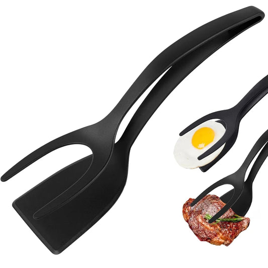 Flip & Grip Magic Spatula – 2-in-1 Non-Stick Turner for Perfect Eggs, Pancakes, Fish & More!