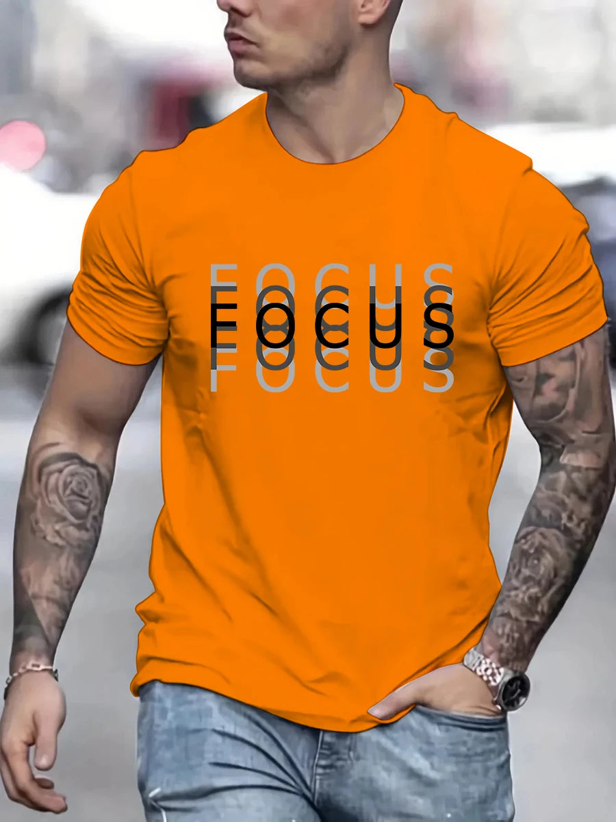 Stand out with this edgy “FOCUS” blur design! Made from 100% soft cotton for all-day comfort.