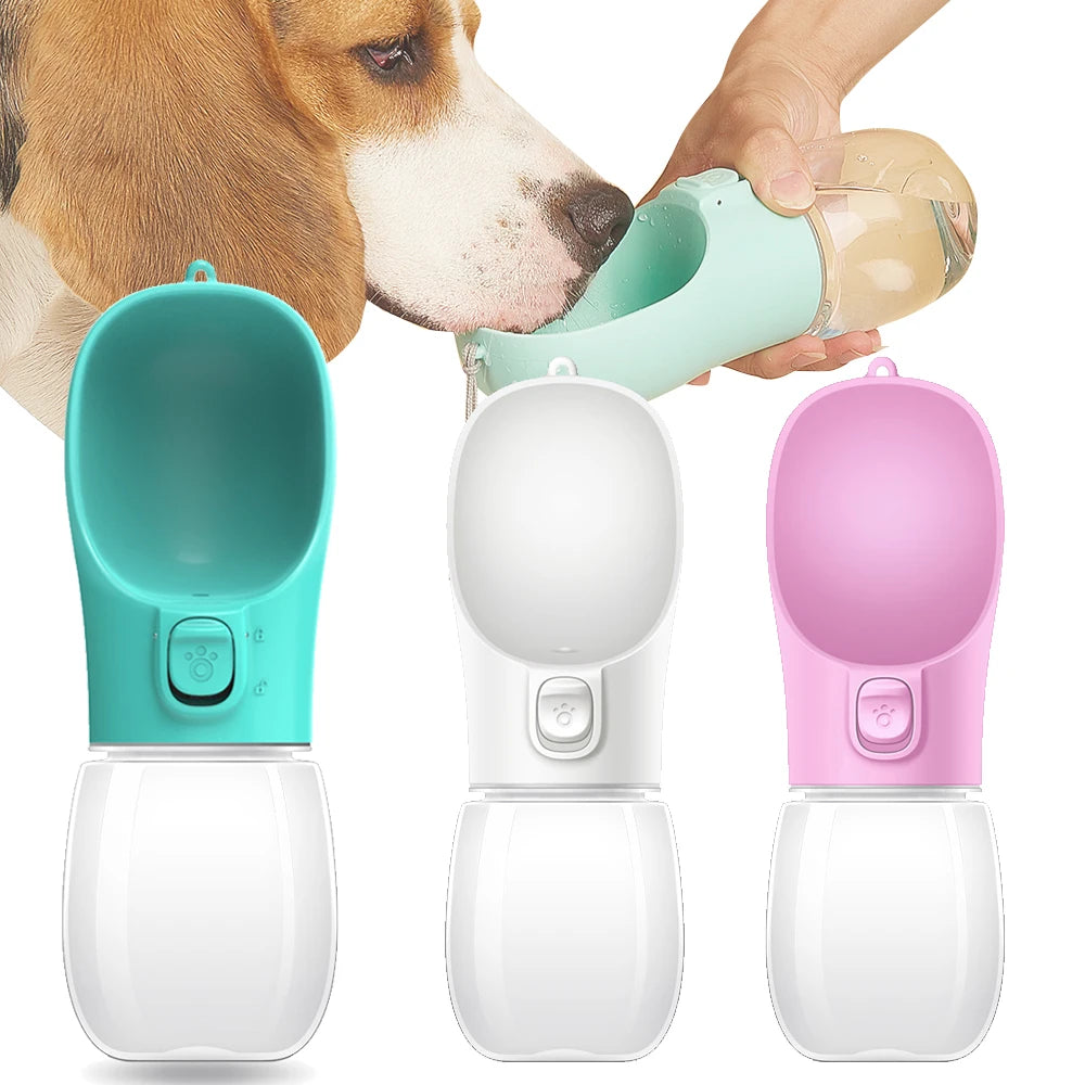 Portable Dog Water Bottle for Travel – Leak-Proof Pet Water Dispenser for Walks, Hiking & Outdoor Use