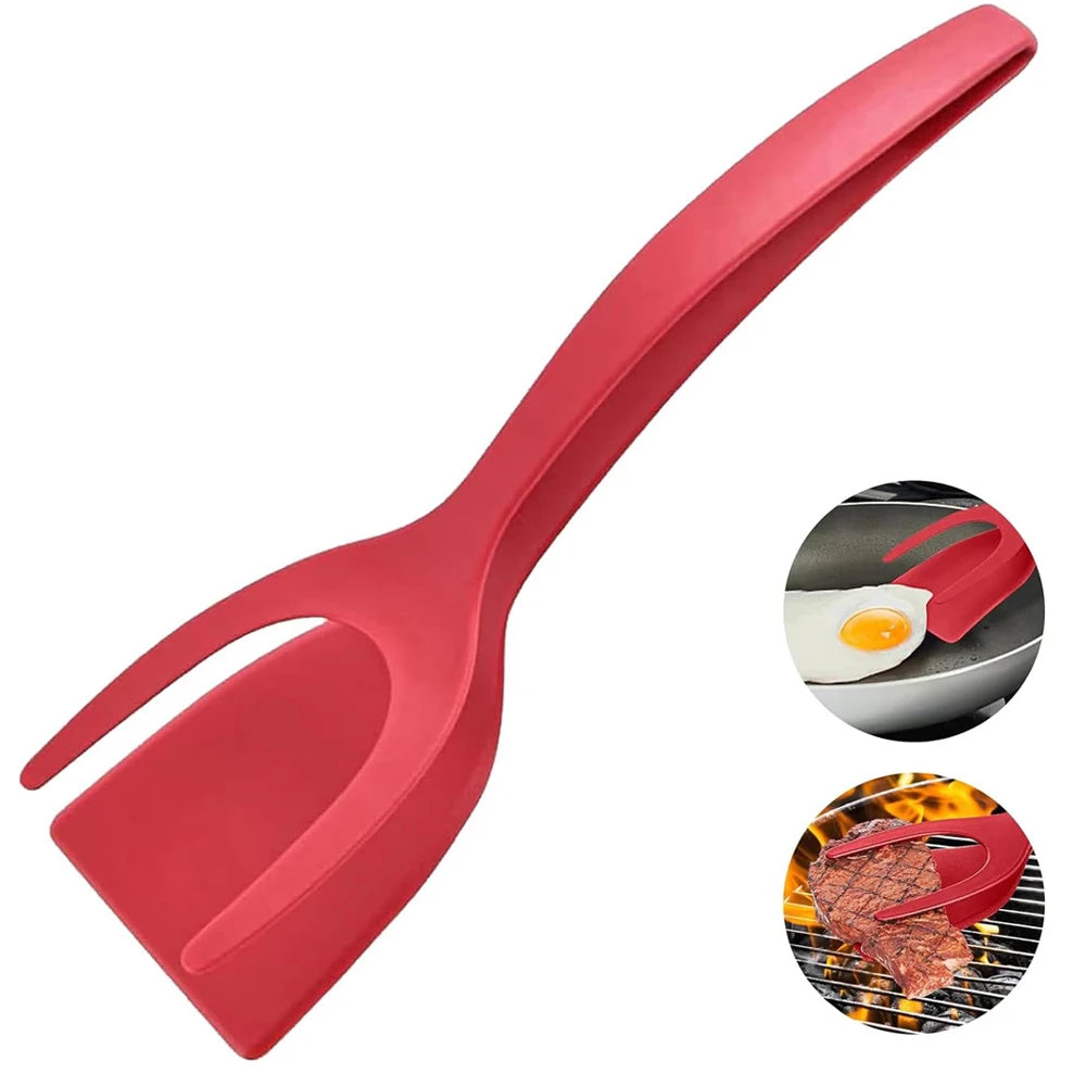 Flip & Grip Magic Spatula – 2-in-1 Non-Stick Turner for Perfect Eggs, Pancakes, Fish & More!