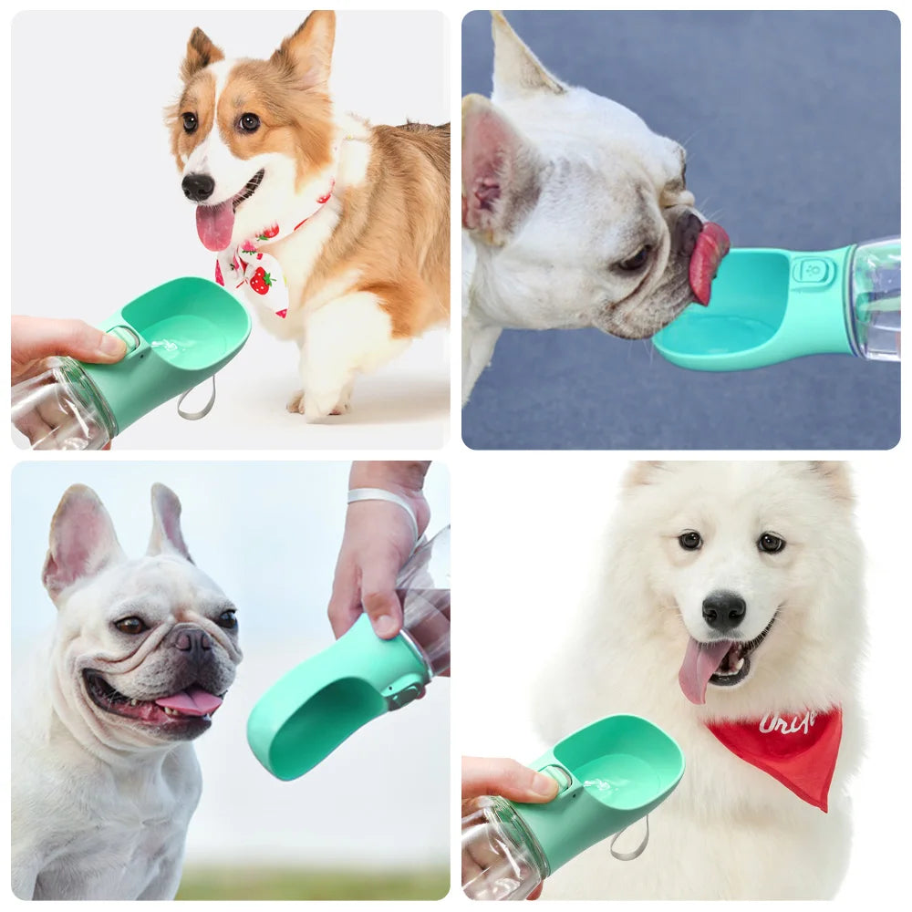 Portable Dog Water Bottle for Travel – Leak-Proof Pet Water Dispenser for Walks, Hiking & Outdoor Use