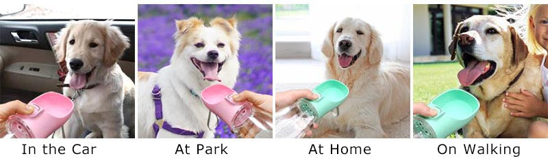 Portable Dog Water Bottle for Travel – Leak-Proof Pet Water Dispenser for Walks, Hiking & Outdoor Use