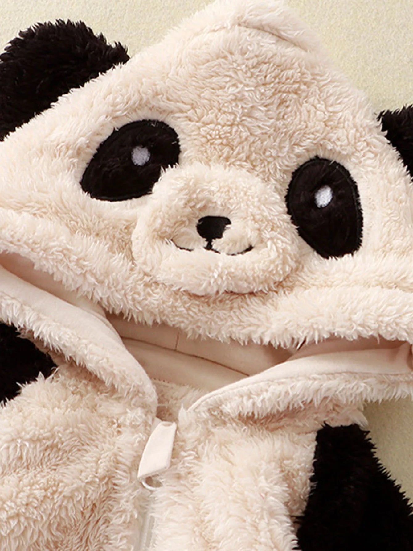 Cute Panda Winter Romper – Fleece Jumpsuit for Babies, Boys & Girls