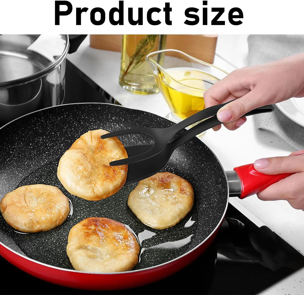 Flip & Grip Magic Spatula – 2-in-1 Non-Stick Turner for Perfect Eggs, Pancakes, Fish & More!