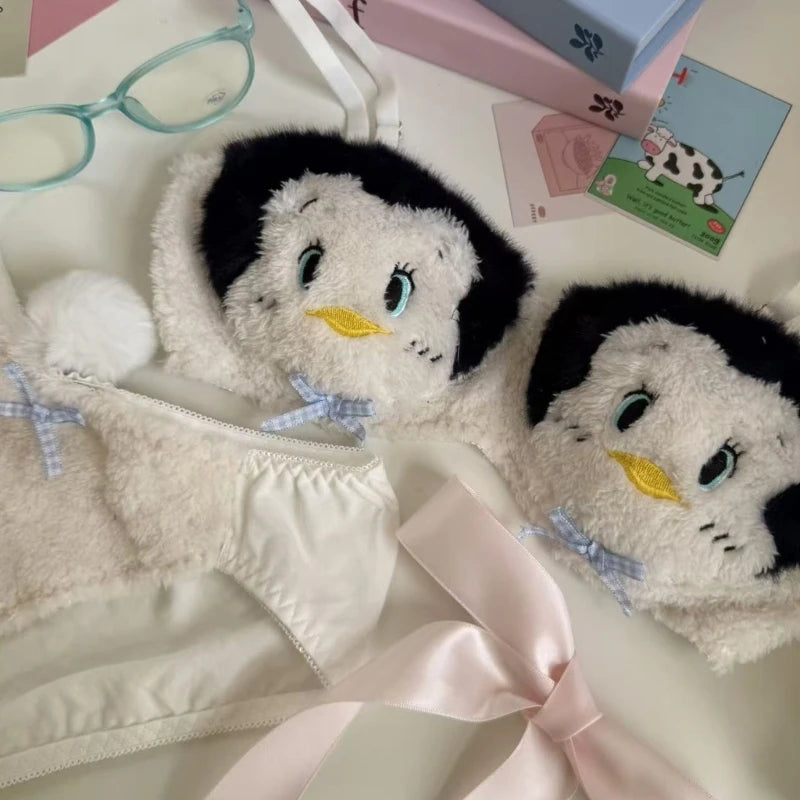 🔥 Viral Plush Bras – Bear & Panda Shapes That Wow! 🐼🐻