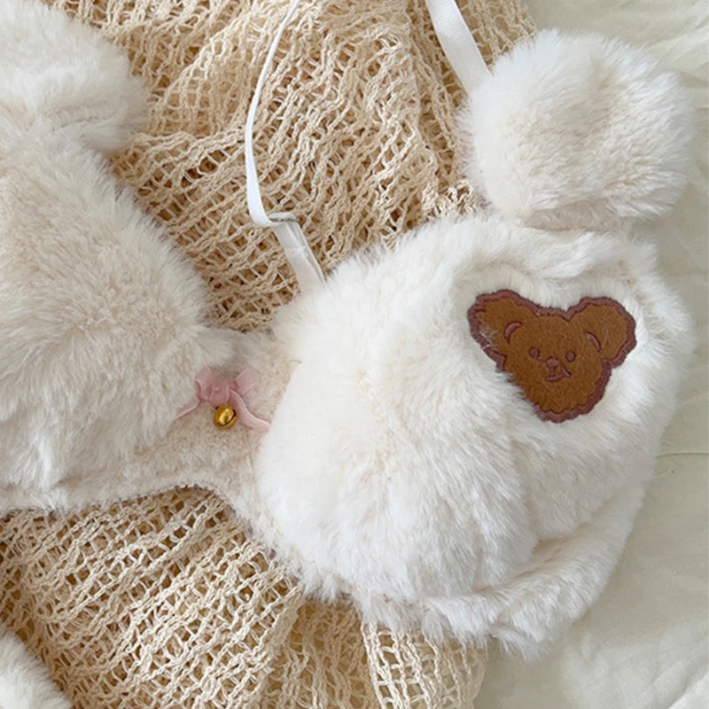 🔥 Viral Plush Bras – Bear & Panda Shapes That Wow! 🐼🐻