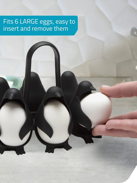 🐧 Cute Penguin Egg Cooker – Multi-Function Egg Boiling & Storage Tool for Fun Kitchen Use