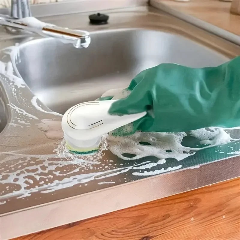 PowerSpin™ 5-in-1 Electric Cleaning Brush – Deep Clean Your Bathroom & Kitchen with Ease!