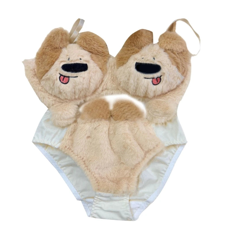 🔥 Viral Plush Bras – Bear & Panda Shapes That Wow! 🐼🐻