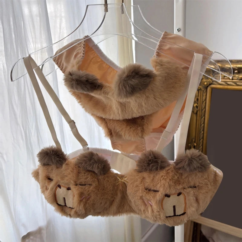 🔥 Viral Plush Bras – Bear & Panda Shapes That Wow! 🐼🐻